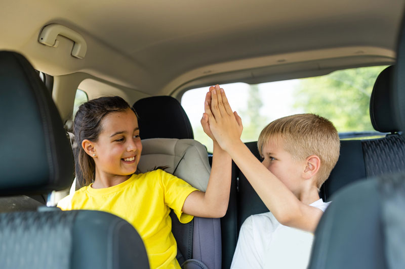 Kids-high-five-after-washing-car