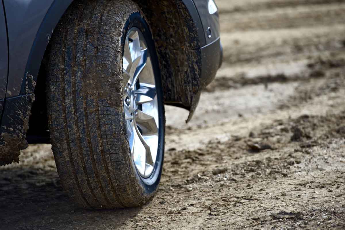 Monsoon dirt on wheel wells