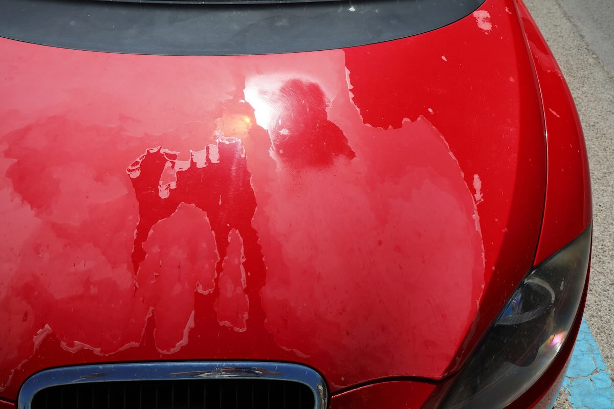UV Rays affect your car's paint
